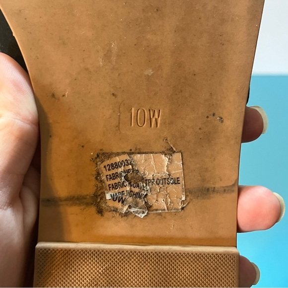 Torrid bow slide sandal size  10w black boho - Picture 3 of 5